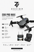 E88 Pro Drone E88 Max Dual Camera Dron Comercial Avec Telecommande De Visionnage Kids Plane Drone With 12Mp Camera
